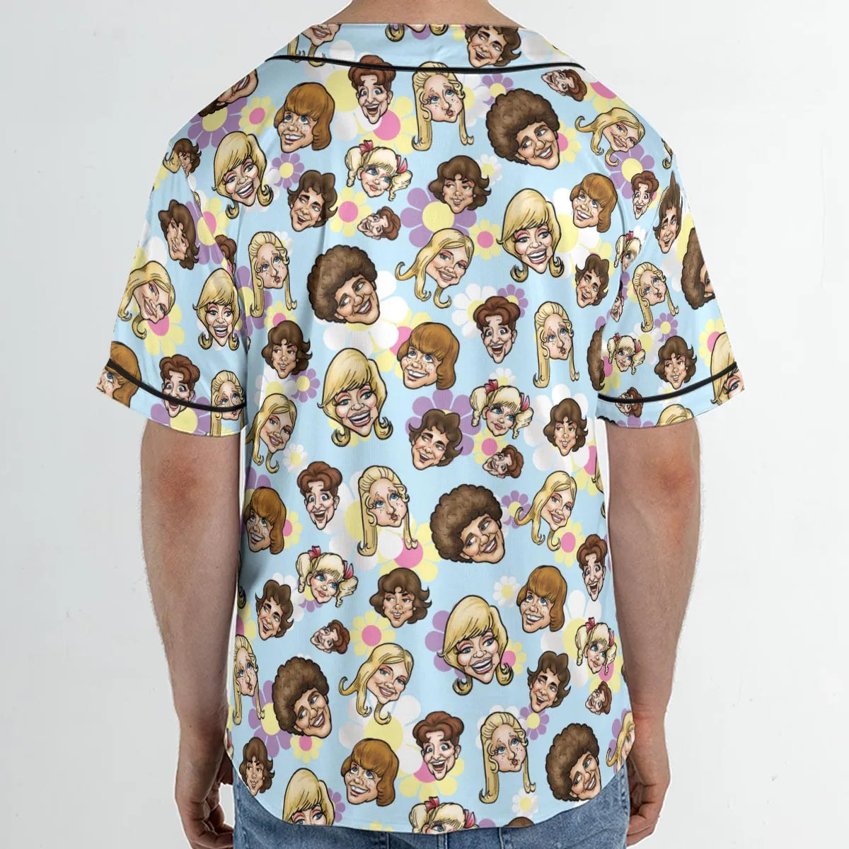 Retro TV The Brady Bunch Characters Unisex Baseball Jersey