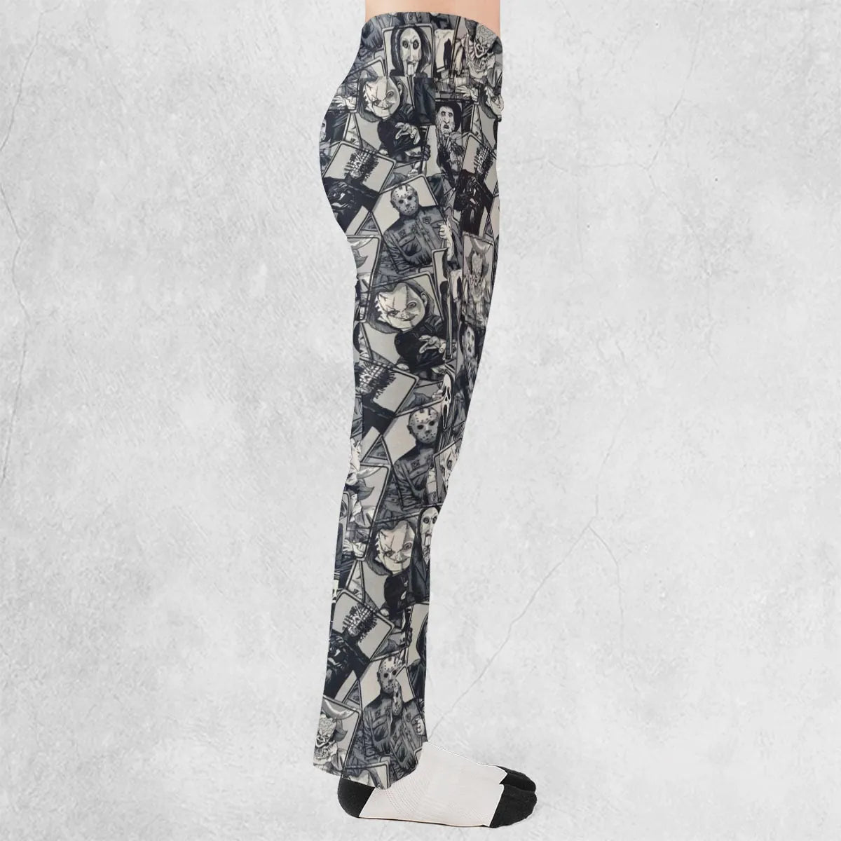 Halloween Horror Villains Flare Leggings