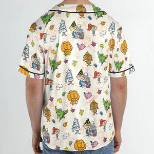 Chibi Tales Of The Wizard Of Oz Unisex Baseball Jersey