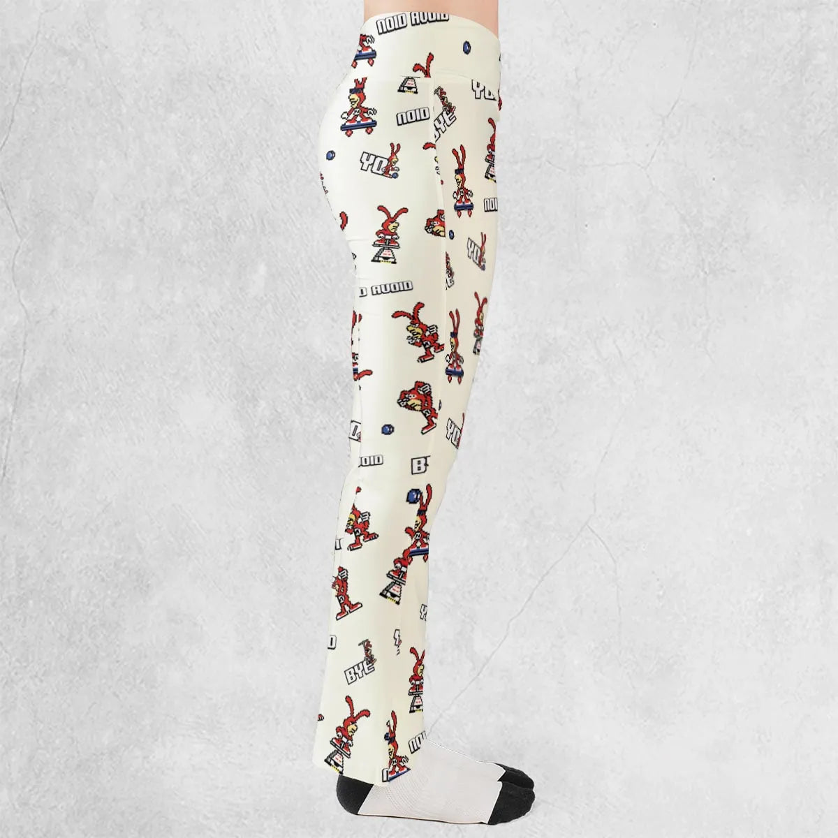 Avoid The Noid Yo Noid Flare Leggings