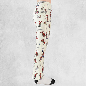 Avoid The Noid Yo Noid Flare Leggings