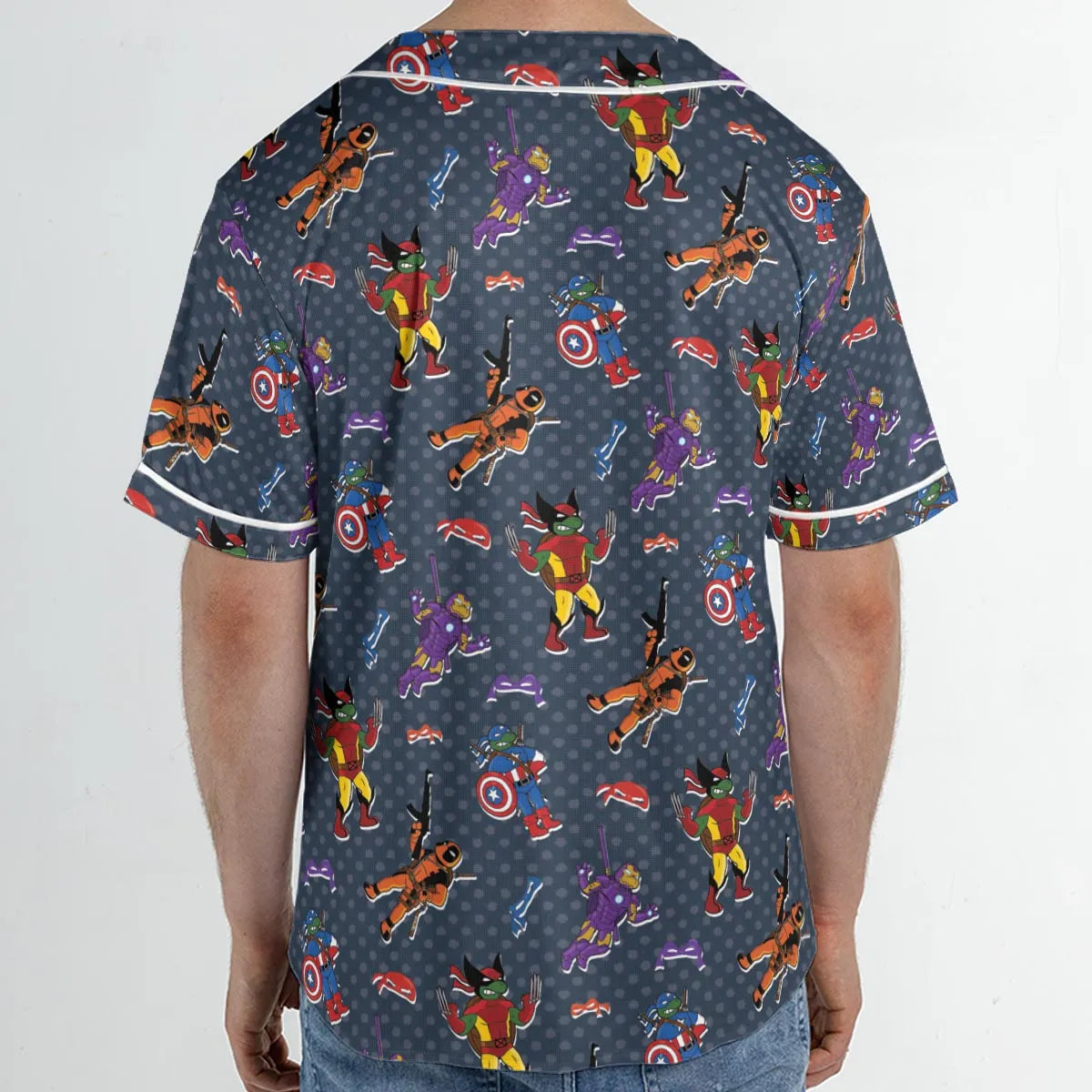 Super Turtles TMNT Unisex Baseball Jersey