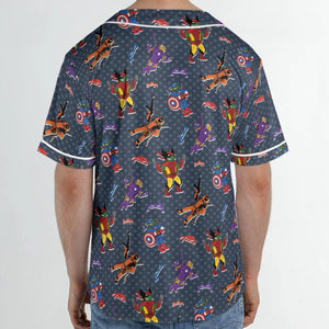 Super Turtles TMNT Unisex Baseball Jersey