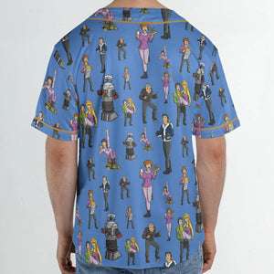 Lost In Space Characters Unisex Baseball Jersey