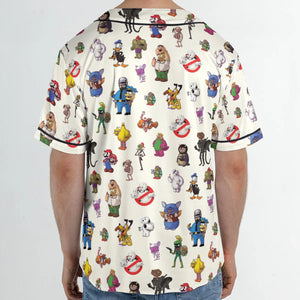 Behind The Face Unisex Baseball Jersey