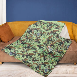 Flying Monkeys The Wizard Of Oz Fleece Blanket