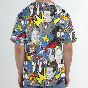 Don't Leave The House Today Pee Wee's Big Adventure Unisex Baseball Jersey