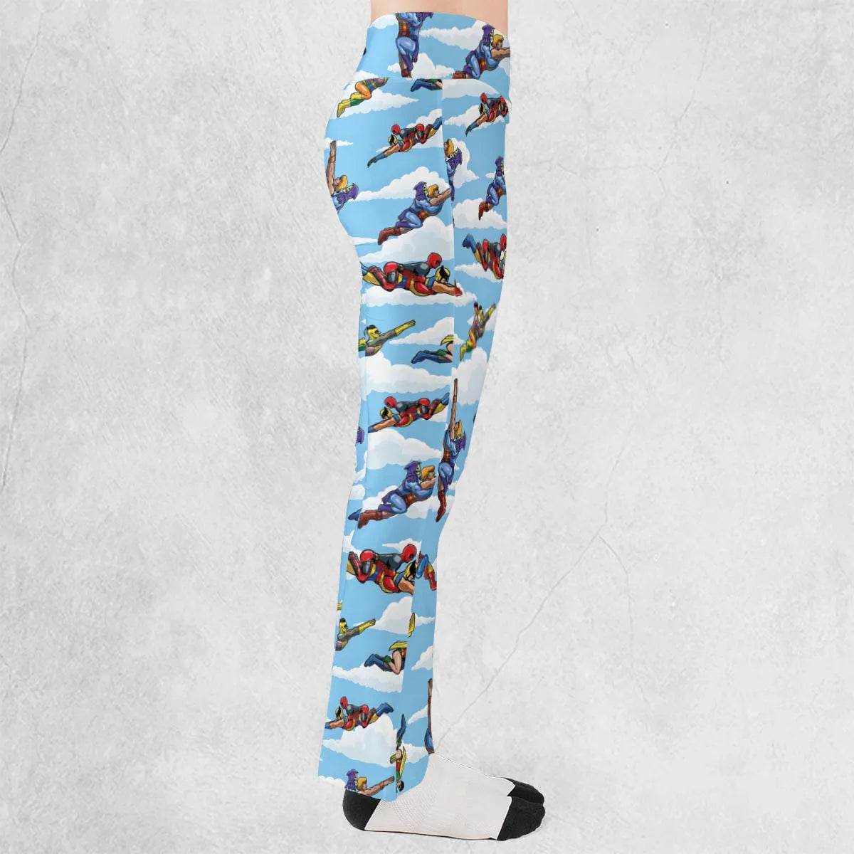 Parody Couples Duo Ambiguously Flare Leggings