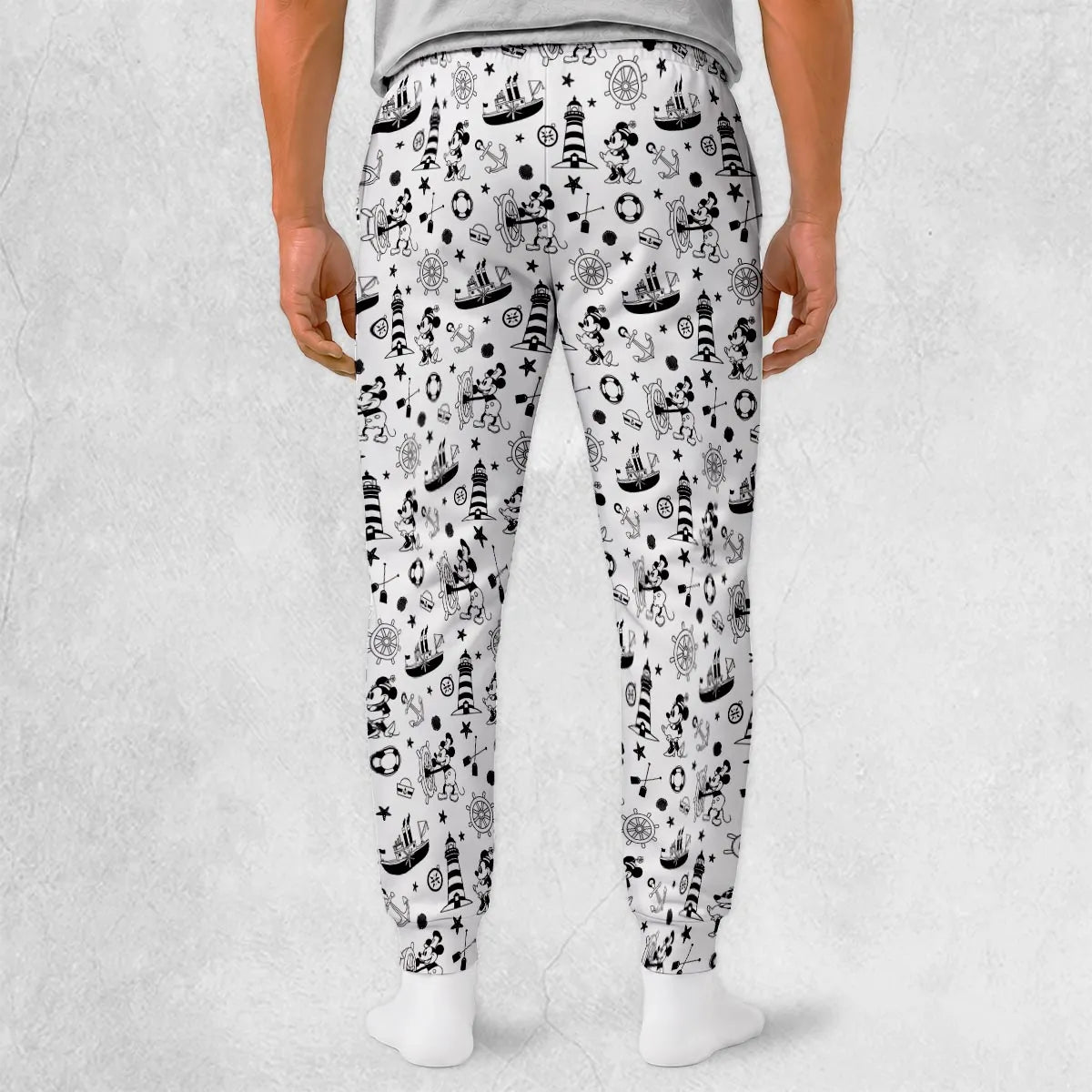 Steamboat Willie pattern Sweatpants