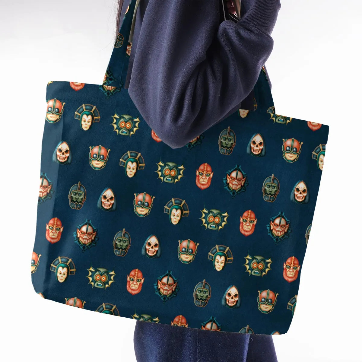 Villains He-man Masters Of The Universe Large Tote Bag
