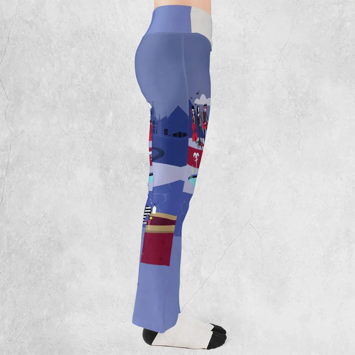 Monster Universal Dance Party Flare Leggings