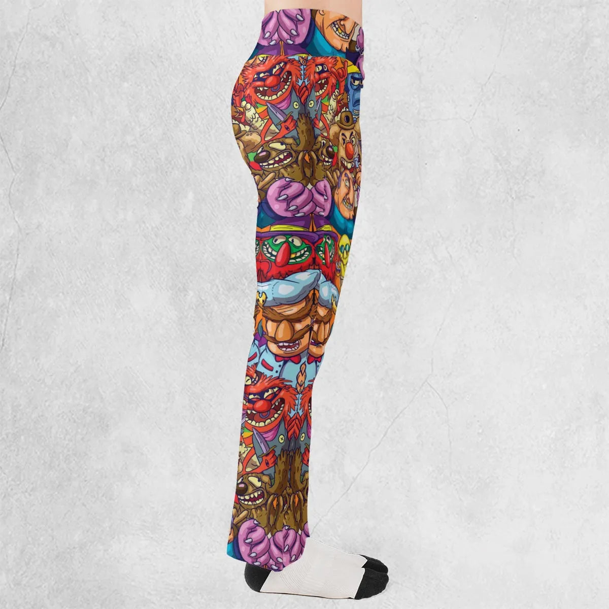 Monster Muppets The Muppets Characters Flare Leggings