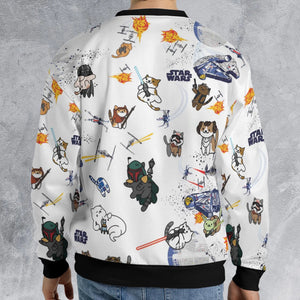 Star Wars Cats All-over Print Sweatshirt