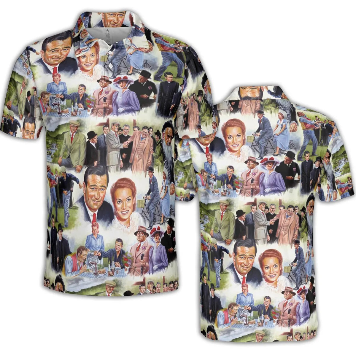 The Quiet Man AOP Men/Women Polo Shirt