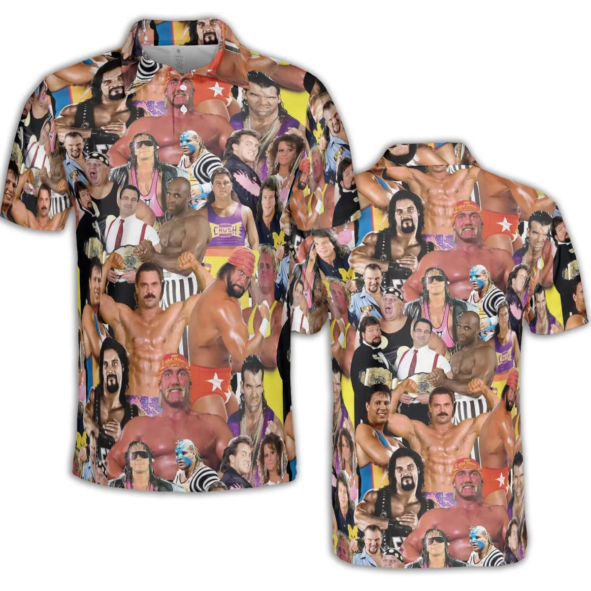 Early 90s Great Era Of WWF AOP Men/Women Polo Shirt
