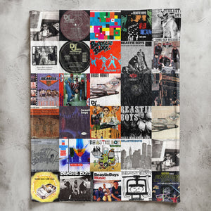 Beastie Boys Sherpa Blanket Hip-Hop & Punk Fusion Warmth Wrapped in Iconic Album Art