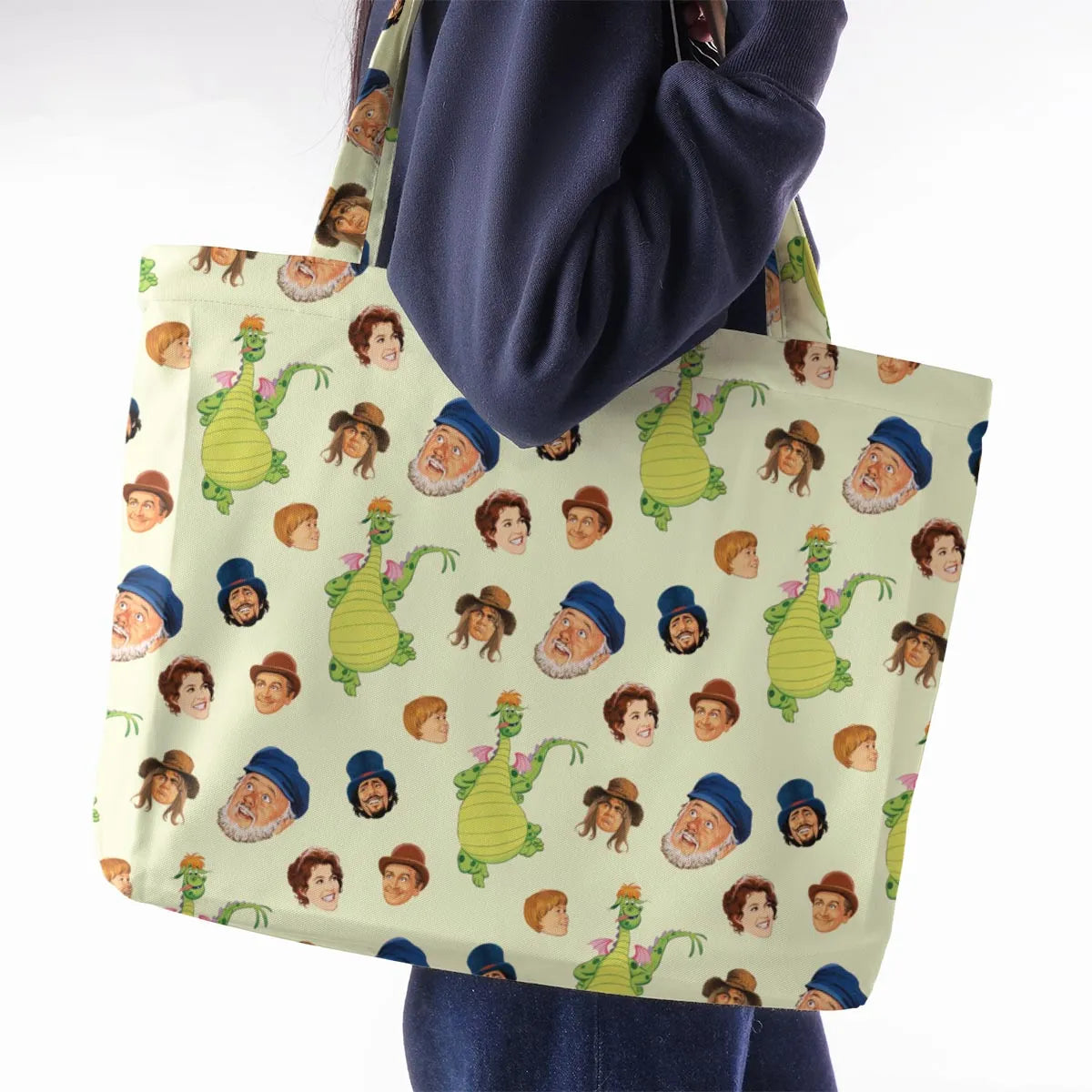 Pete's Dragon Characters Large Tote Bag