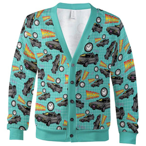 Nostalgia Mode Back To The Future Cardigan