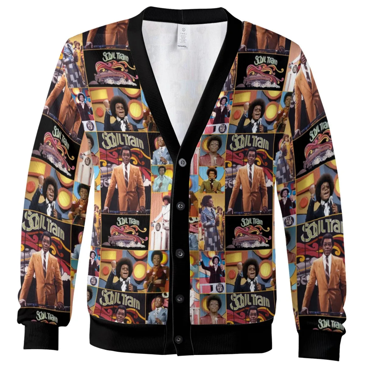 Soul Train Collage Cardigan