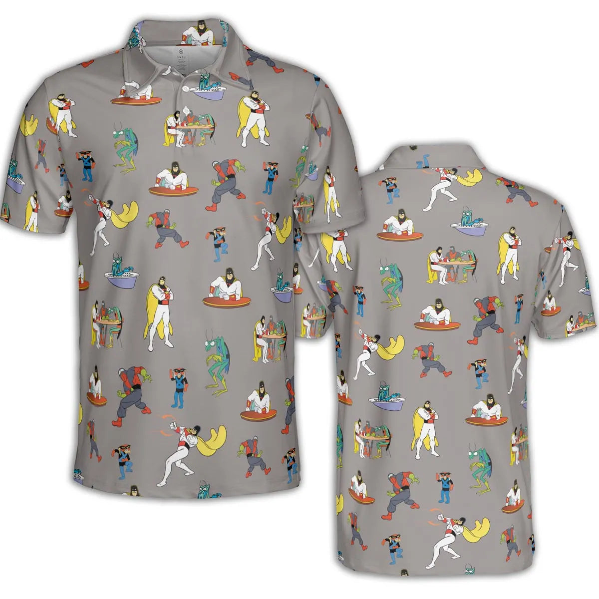 Space Ghost Coast to Coast Characters AOP Men/Women Polo Shirt