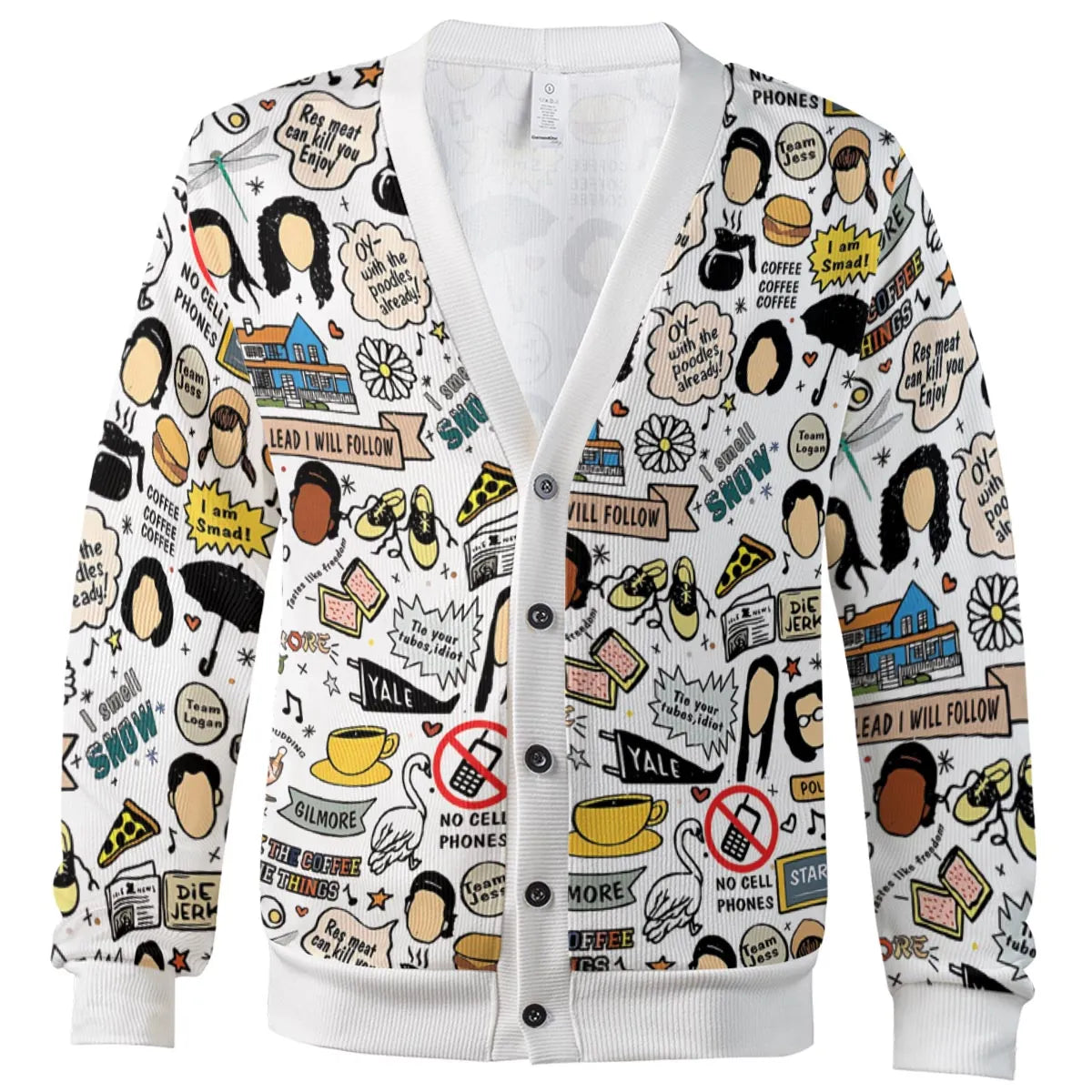Coffee Culture Gilmore Girls Cardigan