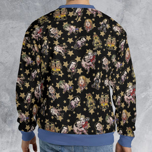 Wrestlers Mini Icons All-over Print Sweatshirt