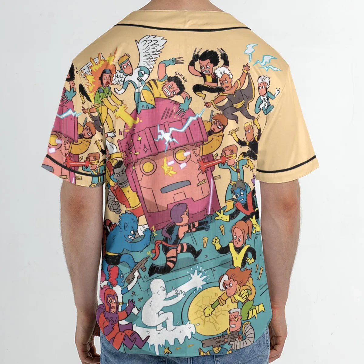 Super Style X-Men Unisex Baseball Jersey