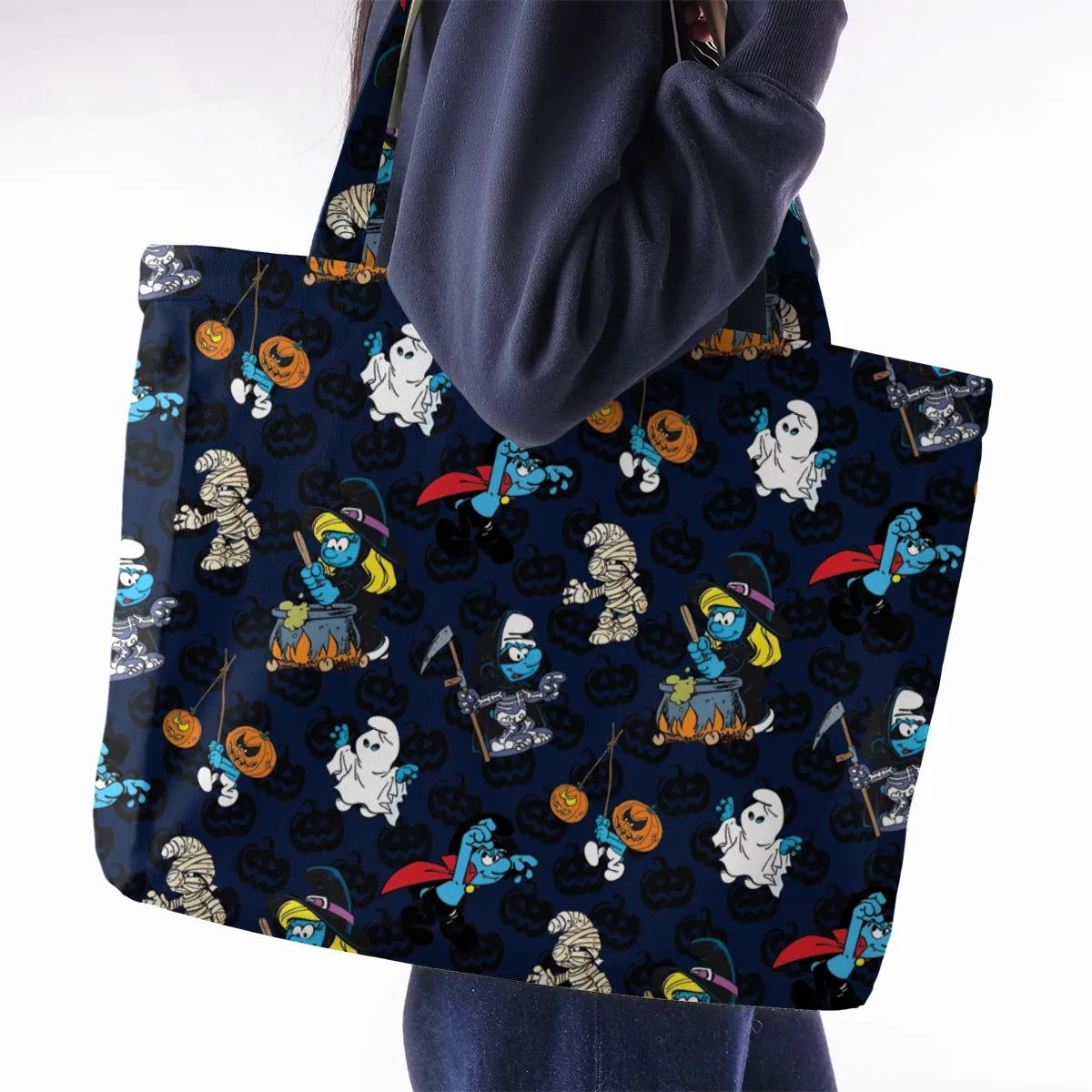 Smurfs Halloween Special Large Tote Bag