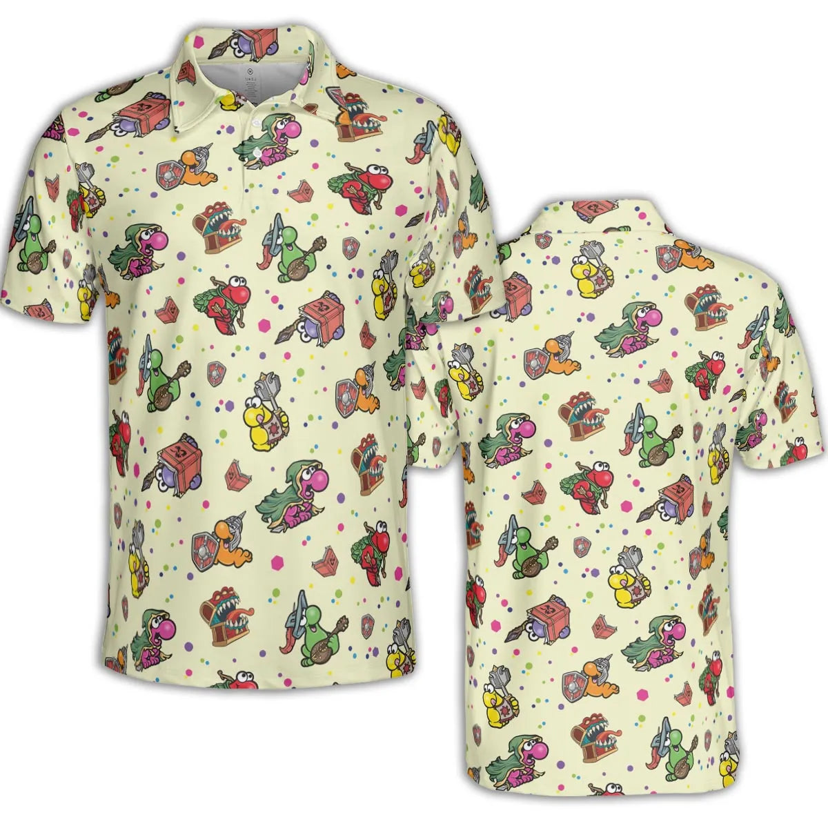 Nerd Candy DnD AOP Men/Women Polo Shirt