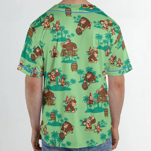 Donkey Kong & Diddy Kong Unisex Baseball Jersey