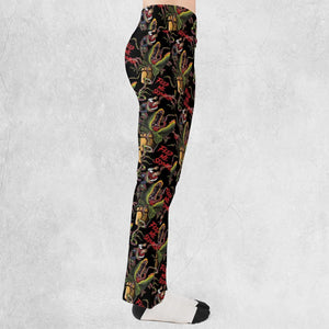 Feed Me Seymour Horror Little Shop Flare Leggings