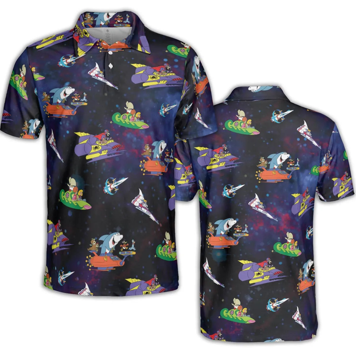 Yogi’s Space Race AOP Men/Women Polo Shirt