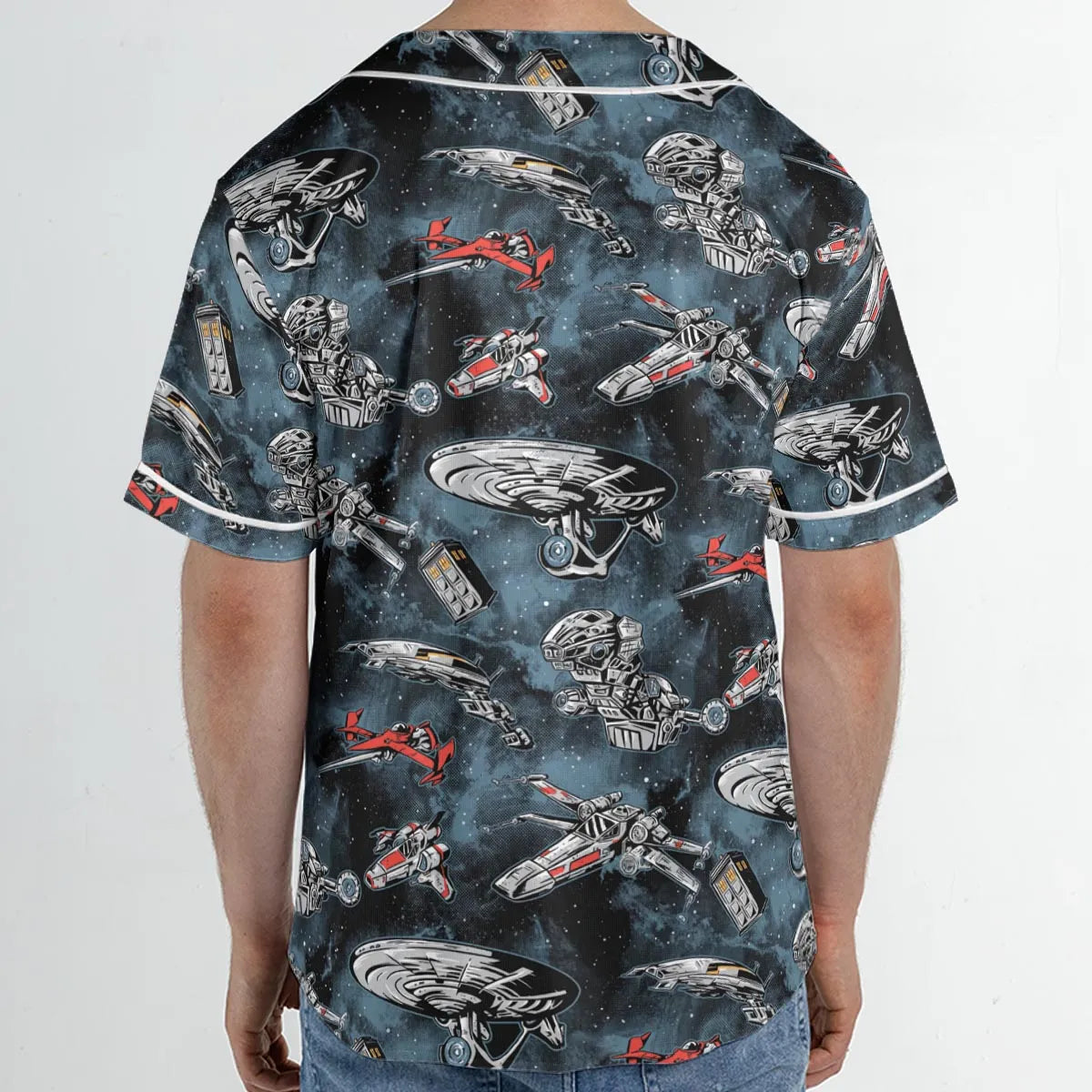 Ultimate Space Fleet Unisex Baseball Jersey