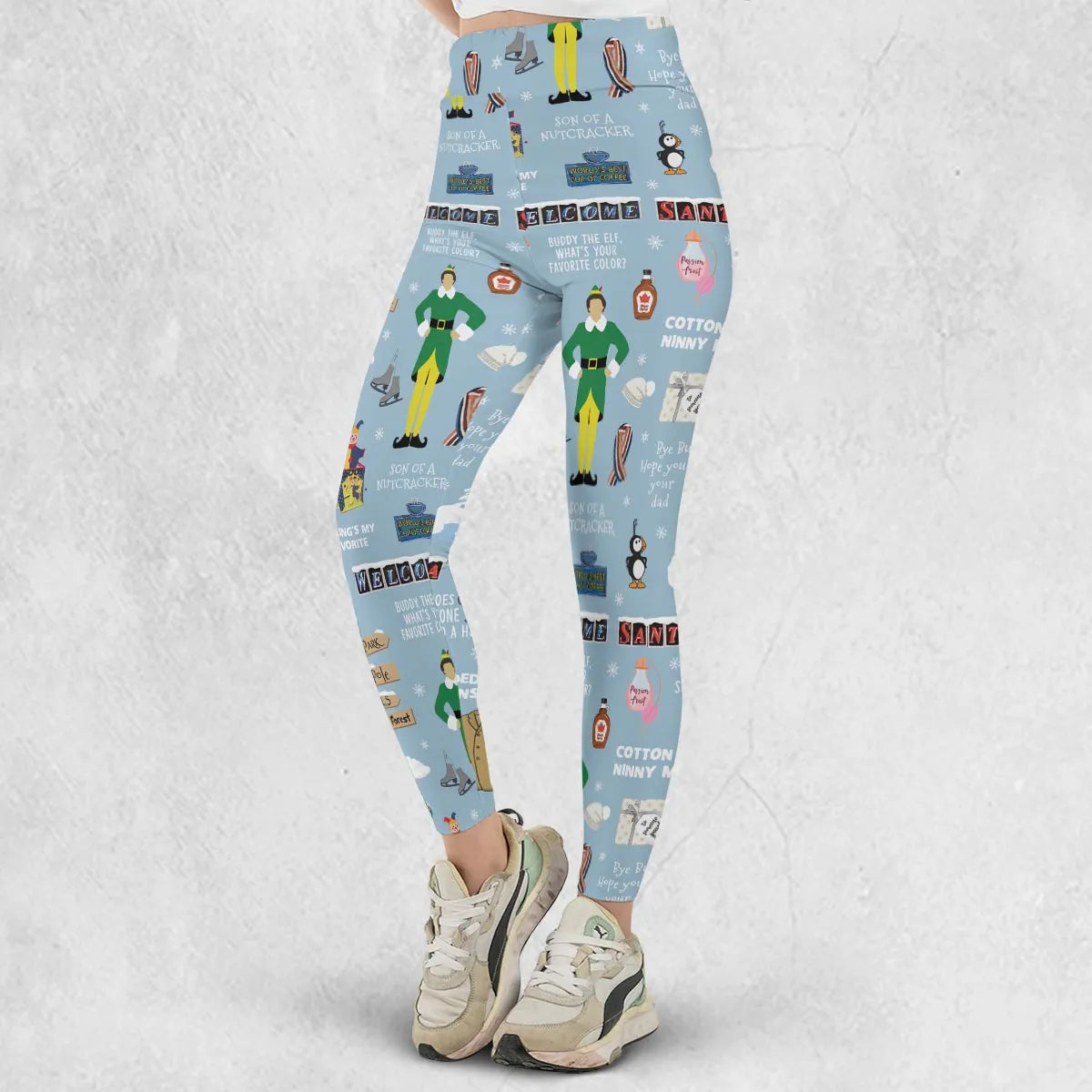 Buddy the ELF Quotes Christmas Legging