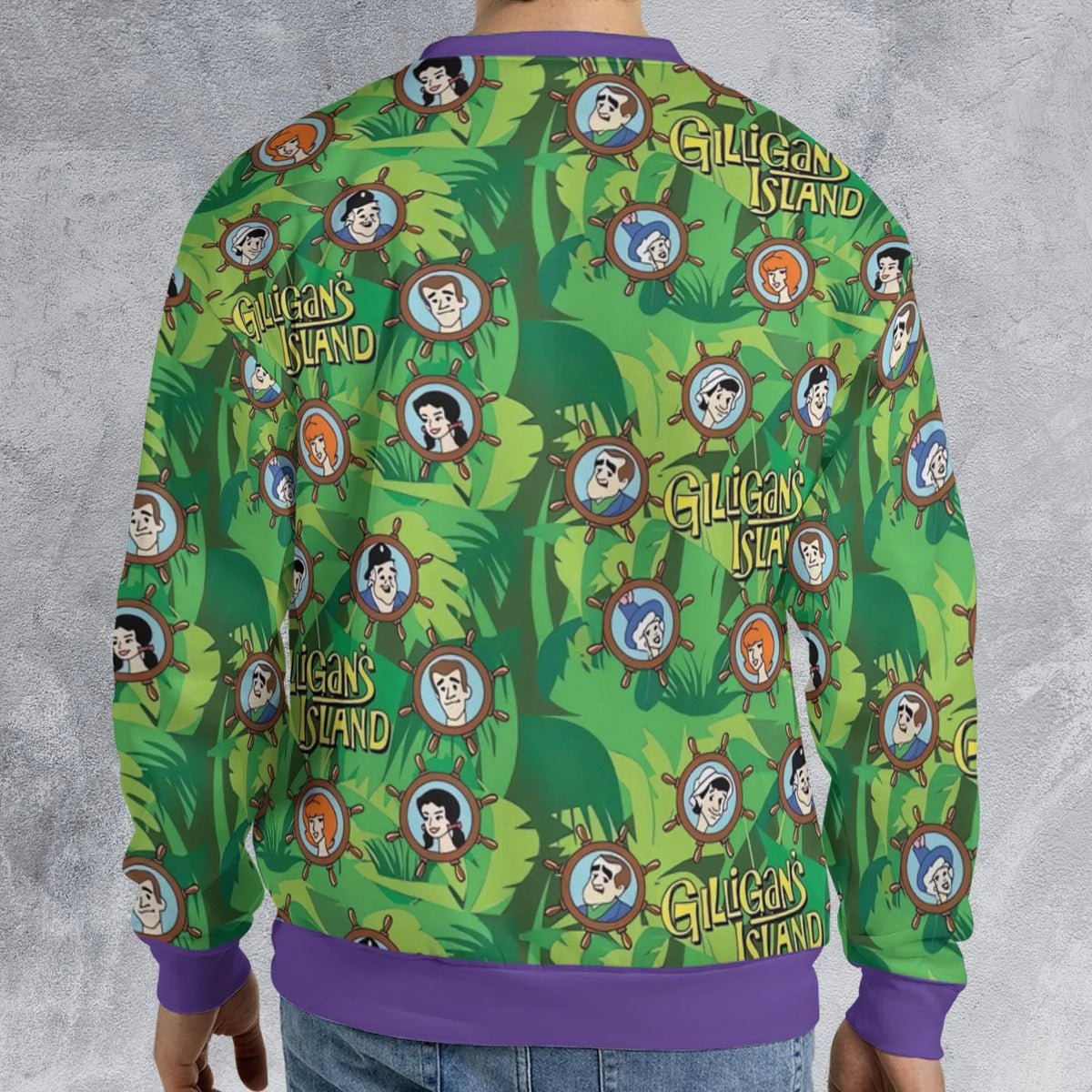 Gilligan's Island Characters All-over Print Sweatshirt