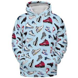 Sneaker Freak All-over Print Hoodie