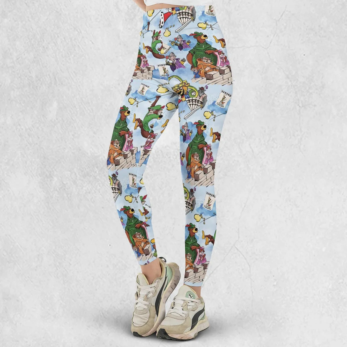 Robin Hood Characters Pattern Legging