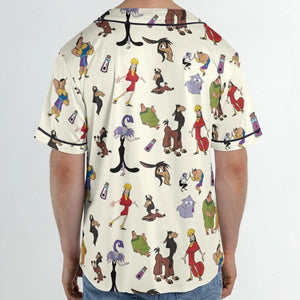 Kuzco and Friends The Emperor's New Groove Unisex Baseball Jersey