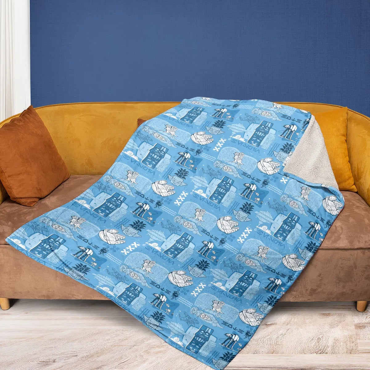 Dark Side Star Wars Tiki Shack Fleece Blanket