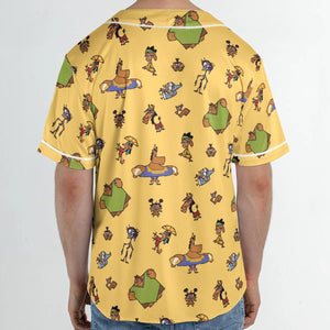 Groovy Threads The Emperor's New Groove Unisex Baseball Jersey
