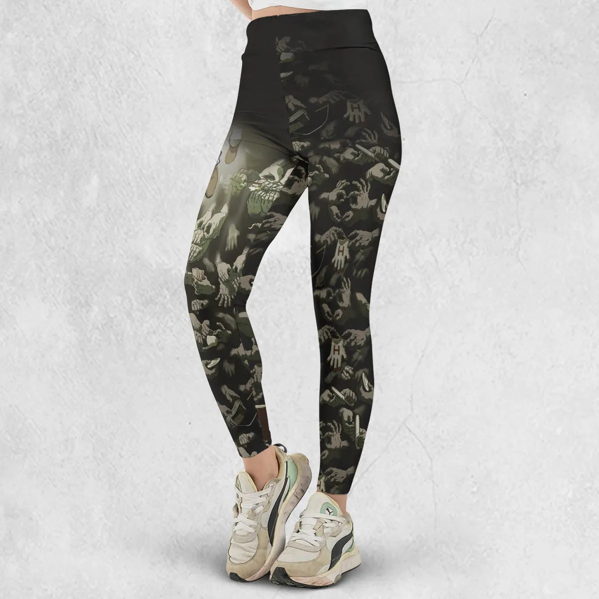 Funny Helping Hands Labyrinth Legging