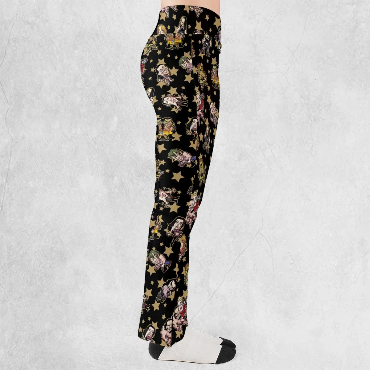 Wrestlers Mini Icons Flare Leggings