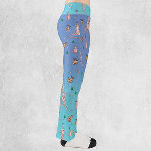 Who You Callin' One-eyed Shrimp Sea-Monkeys Flare Leggings