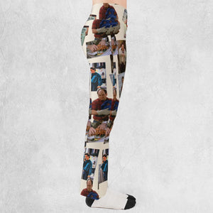 Seinfeld Famous Scenes Flare Leggings