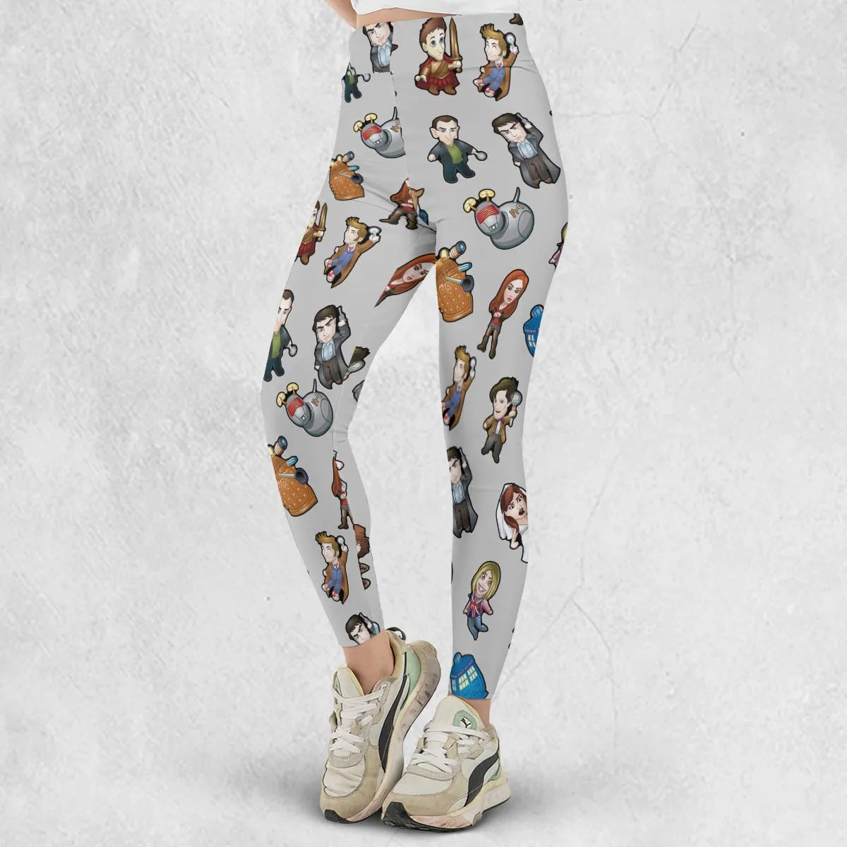 Cartoon Who Doctor Who Legging