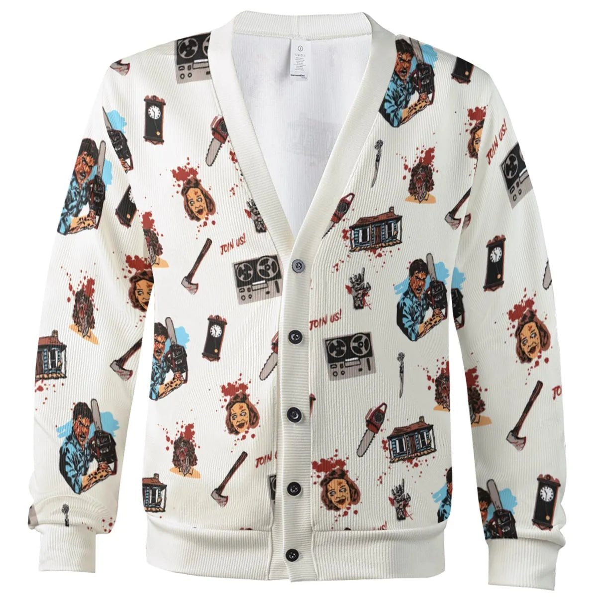 Supernatural Horror Evil Dead Halloween Cardigan