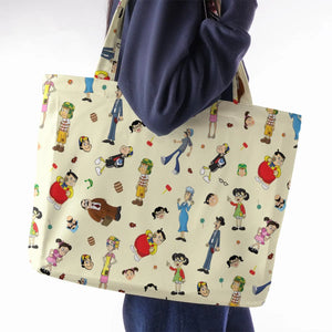 El Chavo Cartoon Characters Large Tote Bag