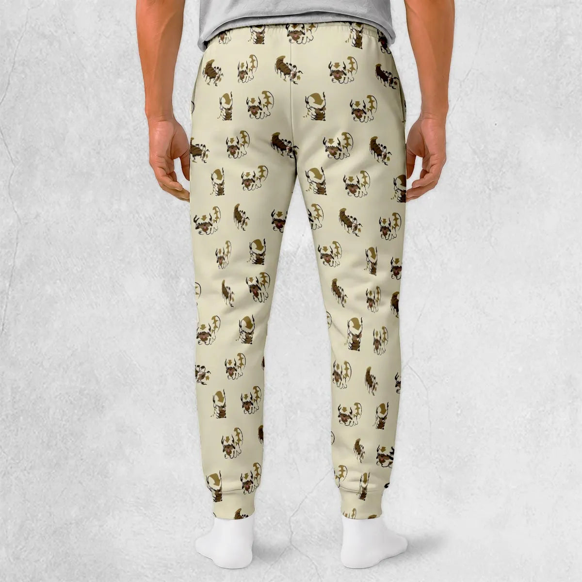 Flying Bison Pattern Sweatpants