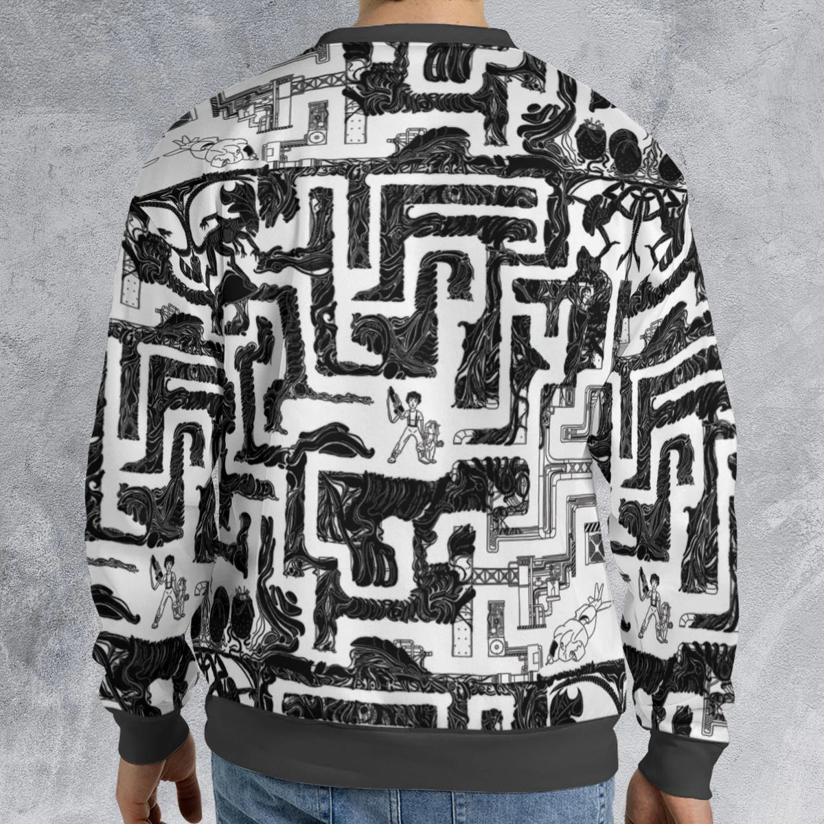 Xenomorph Alien Maze All-over Print Sweatshirt