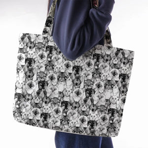Just Cats Large Tote Bag